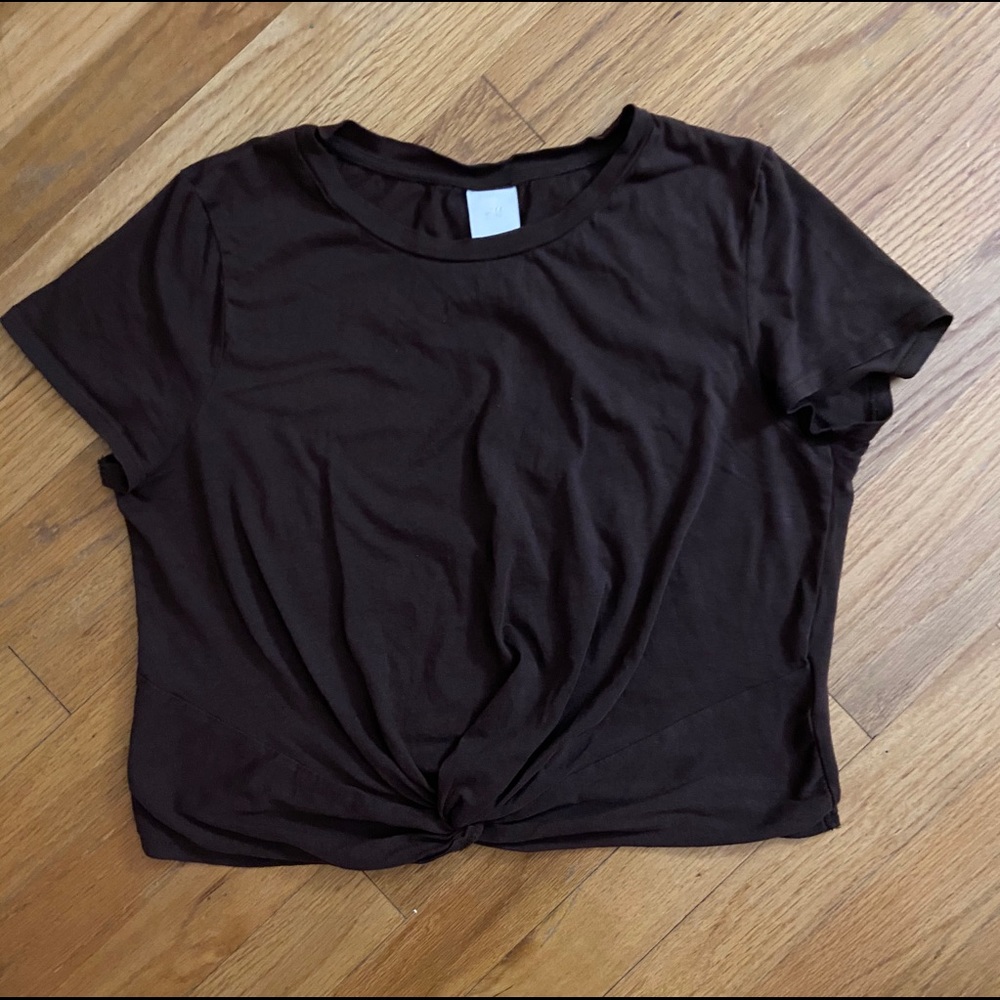 Brown H & M top